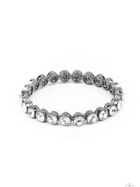 Paparazzi Jewelry Accessories - Presto Posh - Black Bracelet - Vintage